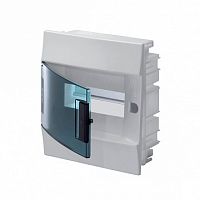 Распределительный шкаф Mistral41 8 мод., IP41, встраиваемый, термопласт, зеленая дверь |  код. 1SLM004100A1402 |  ABB